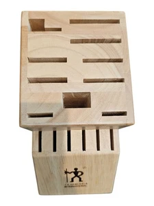 J A Henckels International Knife Block 16 Slot Wooden Holder 35100-C-915 - NEW - Picture 1 of 5