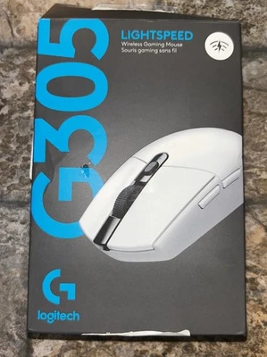 Logitech G305 LIGHTSPEED Wireless Gaming Mouse - White - Image 1 of 3