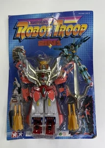 TROPA ROBOT TRANSFORMABLE 2 EN 1 RARO JUGUETE KO POWER RANGERS/ESTILO TRANSFORMADOR - Imagen 1 de 8
