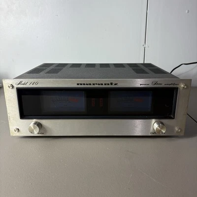 Vintage Marantz 140 Endstufe Stereo Silber Retro Lesen - Bild 1 von 4