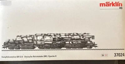 Märklin nummer 37024, Dampflok BR 53, Wintertarn, Messemodell,OVP, Unbenutzt - Bild 1 von 4