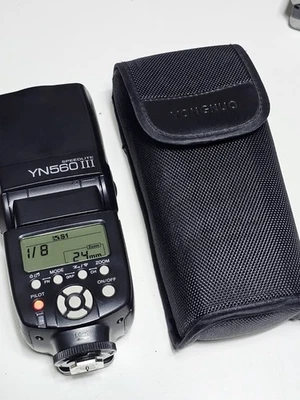 YONGNUO YN560 III 3 Wireless Flash Speedlite Speedlight for Canon Nikon Pentax - Imagen 1 de 4