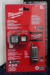 Milwaukee 2104 450 Lumen Spot/Hochwasser Stirnlampe BRANDNEU - Bild 1 von 2
