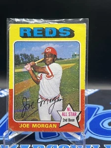 1975 Topps Baseball Joe Morgan Card #180 Cincinnati Reds VG Crease - Picture 1 of 2