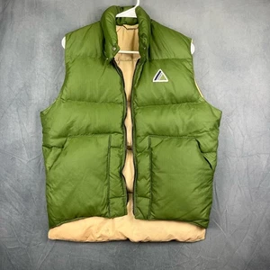 Gilet piuma d'oca Ascente vintage anni 70 caccia cerniera rotta made in USA Fresno - Foto 1 di 11