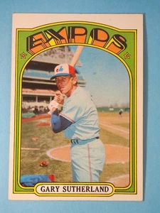 1972 Topps Gary Sutherland Montreal Expos #211 EX+ ⚾ - Picture 1 of 11