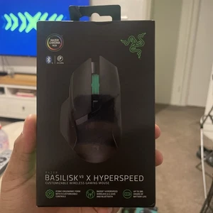 Razer Basilisk V3 X HyperSpeed Gaming Mouse Wireless Black 18000dpi 7 Buttons - Picture 1 of 1