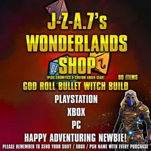PS/XBOX/PC Tiny Tina's Wonderlands BALA CONSTRUCCIÓN DE BRUJA ASCENDIDA MOXSY GOD ROLL - Imagen 1 de 11