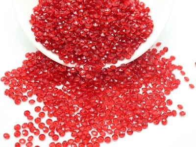 4.000 piezas Acrílico Estrás Diamante 4 mm Confeti Suministros de Boda Mesa Dispersión Foto 1 de 4