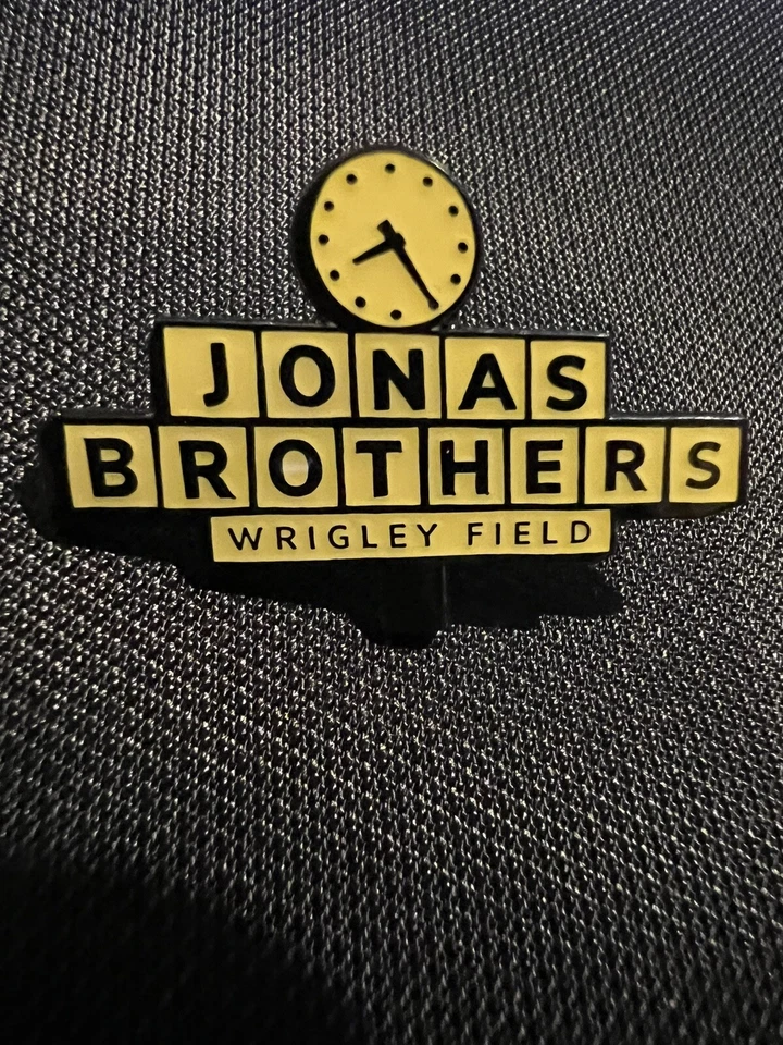 CHICAGO CUBS JONAS BROTHERS CONCERT PIN WRIGLEY FIELD 2023 - STAFF EXCLUSIVE - Image 1 of 1