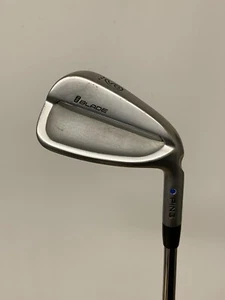 PING IBlade 9 iron / rifle 6.5 steel shaft / extra stiff flex / blue dot - Picture 1 of 5
