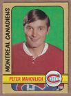 1972-73 O-Pee-Chee #124 Peter Mahovlich - Canadiens de Montréal