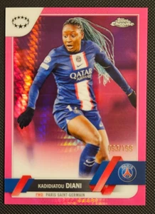 2022-23 Topps Chrome UEFA SSP Pink  #94 Kadidatou Diani /199! - Picture 1 of 3