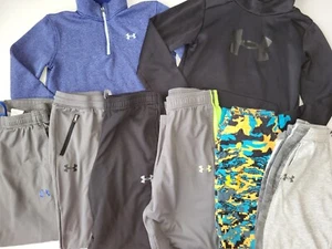 Boys Under Armour Athletic Lot size youth Large hoodies pants - Picture 1 of 12