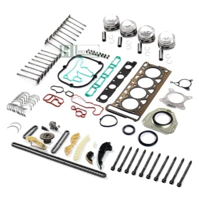 Engine Repair Overhaul Pistons Gaskets Rebuild Set for 1.8T Audi A3 A4 VW Passat - Image 1 of 4