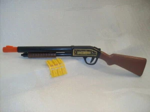 2x Vtg Western Pump Action Toy Shot Gun With Bullets ,Ty18b - Picture 1 of 7