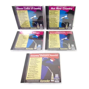 5pc Forever Hits Karaoke CD&G Country Hits 7106-7110 ~ FACTORY SEALED ~ - Picture 1 of 8