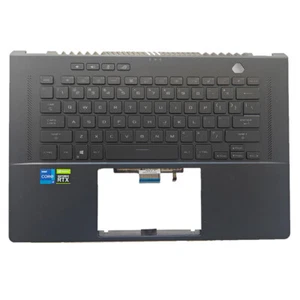 Black For ASUS ROG Zephyrus GA503Q GU603 Palmrest Backlit US Keyboard Cover - Afbeelding 1 van 5