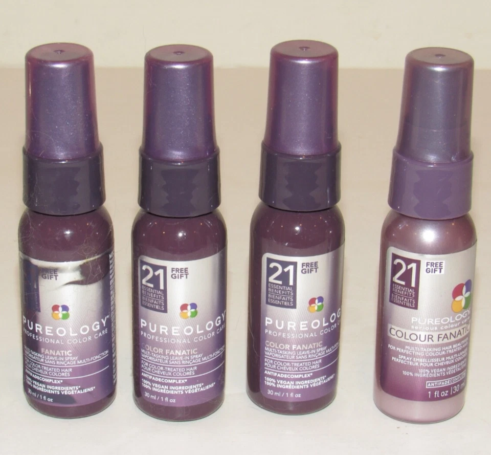 4 Pureology Color Care Fanatic 21 multitarea sin dejar en spray 1 OZ Ea Foto 1 de 1