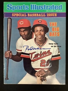 Rod Carew Signed Sports Illustrated 4/10/78 Twins No Label Autograph JSA - Picture 1 of 5