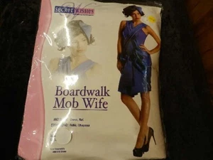 NEW  Boardwalk Mob Wife Secret Wishes Sexy Adult HALLOWEEN PARTY Costume SIZE M - Picture 1 of 5