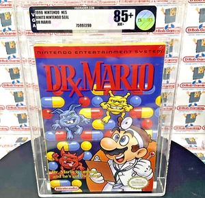 Dr Mario Nintendo NES New Sealed VGA WATA CGC Gamecube SNES N64 1990 Mint 85+ - Picture 1 of 20