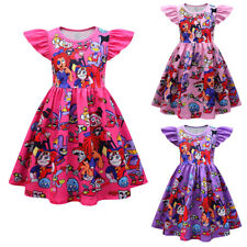Kids Girls The Amazing Digital Circus Printed Dress Party Fancy Dress Up