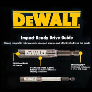 Destornillador magnético con soporte de brocas DeWALT manga hexagonal - listo para impactos - Imagen 1 de 4