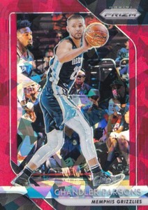2018-19 Panini Prizm CHANDLER PARSONS #116 Red Ice Grizzlies Mega Box NBA