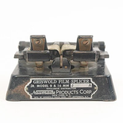 GRISWOLD FILM SPLICER Jr. Model 8mm & 16mm Neumade Products Corp NY Vintage - Image 1 of 4