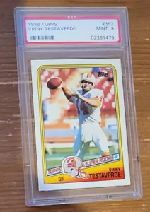 1988 Topps #352 Vinny Testaverde Rookie PSA 9 Tampa Bay Buccaneers (UCSC_G) - Picture 1 of 1