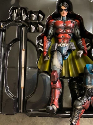 *DAÑADO* DC Comics Batman Arkham Origins: #3 Robin Play Arts Kai Figura de acción Foto 1 de 4