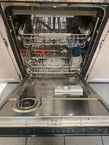 Samsung dishwasher it’s stainless steel and black also a Refrigerator And stove - Picture 1 of 11