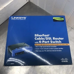 Linksys BEFSR41 4-Port 10/100 Wired Router (BEFSR41 v4) - Picture 1 of 6