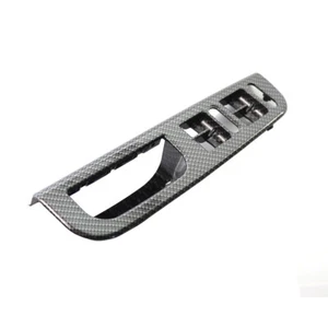 RHD Window Switch Panel Carbon Fiber Look for 1998-2005 VW Golf MK4 Jetta - Picture 1 of 7