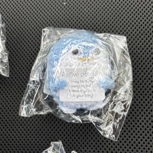 Positive Penguin Blue Plush Toy - Picture 1 of 3