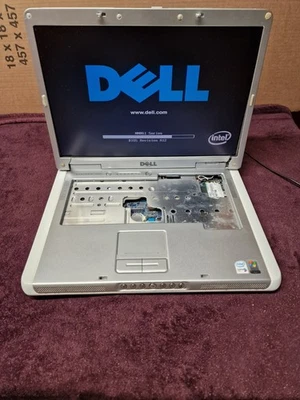 Vtg Dell inspiron 6400 Laptop damaged missing  parts Read description  - Image 1 of 4