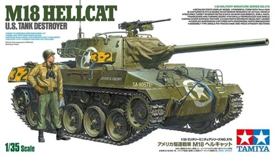 Tamiya 35376 U.S. Tank Destroyer M18 Hellcat Kit Montaggio 1/35 - Immagine 1 di 4
