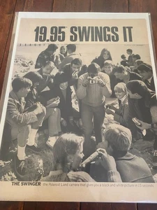 Vintage 1967 Polaroid Land Camera Beach Party ad - Picture 1 of 1