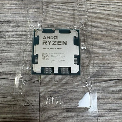 Процессор AMD Ryzen 5 7600 (5,1 ГГц, 6 ядер, гнездо AM5) - Изображение 1 из 4
