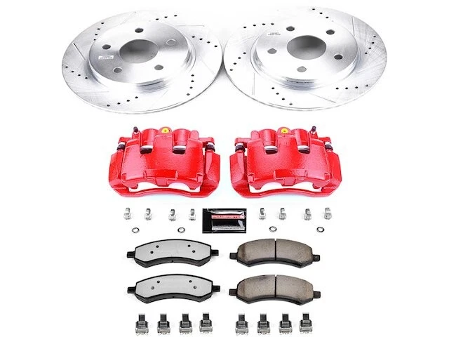 Kit de pastillas de freno delanteras y rotor para Dodge Ram 1500 BM158RX 2009-2010 Foto 1 de 1