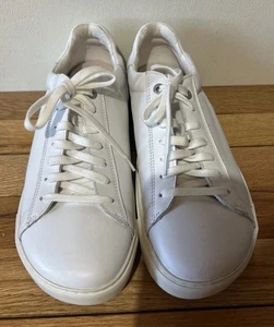 🦋 Women’s Birkenstock Bend Low Leather Sneakers White Size 42 - Picture 1 of 11