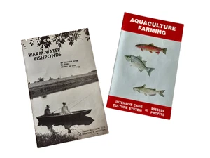 wARM WATER FISH PONDS US DEPT AGRI AQUACULTURE FARMING VINTAGE PB BOOK neocurio - Picture 1 of 8