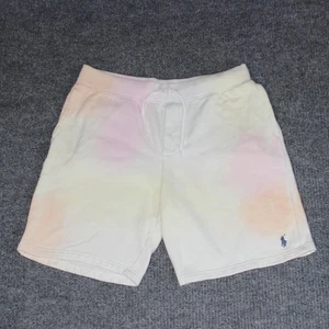Polo Ralph Lauren Shorts Mens Medium Tie Dye Fleece Casual Drawstring - Picture 1 of 7