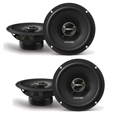 2 pares (4 en total) de altavoces coaxiales para automóvil Alpine EL-E65-G 6,5" 2 vías 4 ohmios Foto 1 de 3