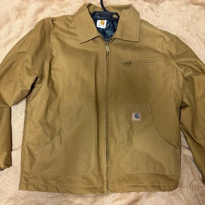 Chaqueta marrón Carhartt talla L para hombre simple y elegante Made in Italy ... - Imagen 1 de 4