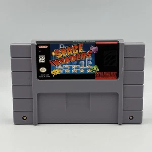 Space Invaders (Super Nintendo, 1992) SNES Cartridge Only - Authentic - TESTED - Picture 1 of 3