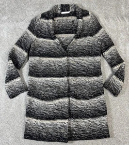 BOSS Hugo Boss Damen Heavy Button Long Wolle/Kaschmir Cardigan Pullover-XS-Taschen - Bild 1 von 12