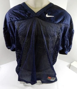 Camiseta deportiva de fútbol americano de práctica azul oscuro usada North Carolina Tar Heels UNC Game 915 - Imagen 1 de 4