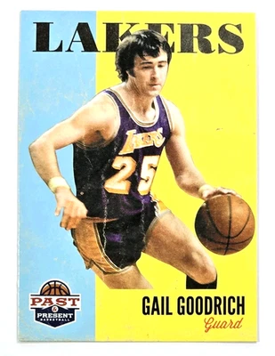 2011-12 Panini прошлое и настоящее Гейл Гудрич Los Angeles Lakers #194 - Изображение 1 из 2